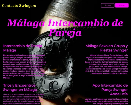 Intercambio de Pareja Málaga